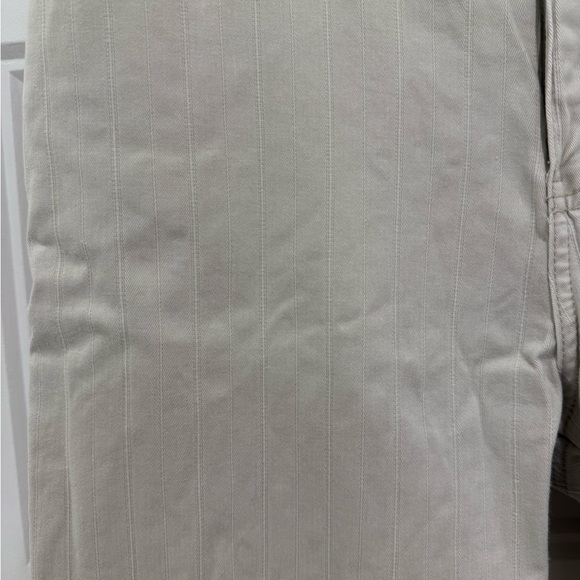 Lined beige denim pants - Picture 3 of 5